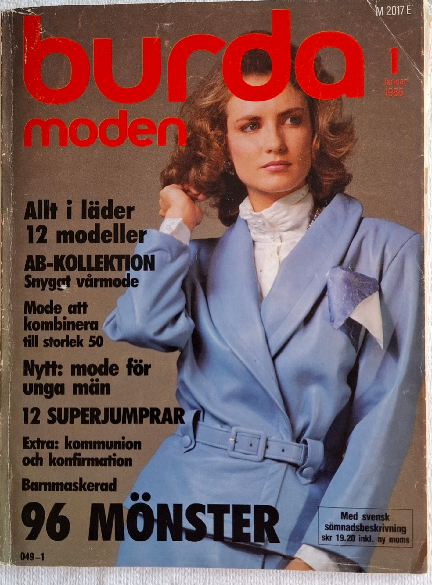 Burda mönstertidning 1986