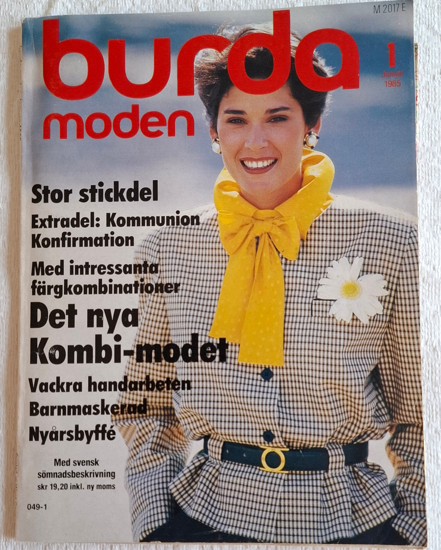 Burda modetidning från 1985